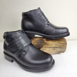 Franklin black ale prospector boots with lining